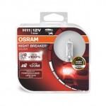 Автомобильные лампочки Osram Night Breaker Silver H11 55W 12V (Комплект: 2шт.)