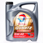 Масло моторное TOTAL QUARTZ 9000 ENERGY 5W-40 5л (174189) Total 174189