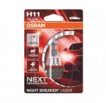 Автомобильная лампочка Osram Night Breaker Laser (NG) H11 55W 12V