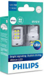 Автомобильные лампочки Philips Ultinon LED W21W 0.75W 12V красный (2 шт.)