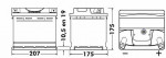 Батарея аккумуляторная Exide 12В 44Ач 420A(EN) R+