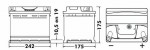 Батарея аккумуляторная Exide 12В 54Ач 520A(EN) R+