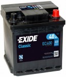 Батарея аккумуляторная Exide Classic 12В 40Ач 320A(EN) R+