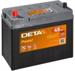 Батарея аккумуляторная Deta Power 12В 45Ач 330A(EN) R+