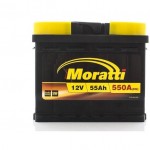 Батарея аккумуляторная Moratti 12В 55Ач 550A(EN) L+