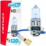 Автомобильная лампочка AMiO H3 12V 55 Вт LumiTec SuperWhite +120%, 02136