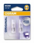 Автомобильные лампочки Osram Original line W3W 3 W 24 V (Комплект: 2шт.)