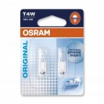 Автомобильная лампочка Osram Original line 3893-02B T4W 12V (комплект 2 шт.)