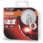 Автомобильные лампочки Osram Night Breaker Silver H1 55W 12V (Комплект: 2шт.)