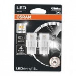 Автомобильные лампочки Osram LEDriving W21W 12V 1,4W W3x16d желтые (2 шт.)