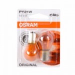 Автомобильная лампочка Osram Original line 7507 PY21W ORANGE 12V (комплект: 2 шт)