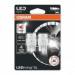 Автомобильные лампочки Osram LEDriving W21/5W 12V 5W W3x16q красный (2 шт.)