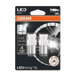 Автомобильные лампочки Osram LEDriving P21/5W 12V 2W BAY15d белые (2 шт.)