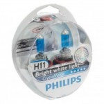 Автомобильная лампочка Philips CrystalVision H11 12V 55W (комплект: 2 шт.)