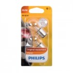 Автомобильная лампочка Philips VisionPlus P21W 12V 21W (комплект: 2шт.)