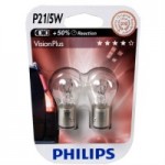 Автомобильная лампочка Philips VisionPlus P21/5W 12V 21/5W (комплект: 2 шт.)