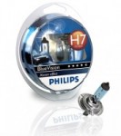 Автомобильная лампочка Philips BlueVision ultra H7 12V 55W (комплект: 2шт.)