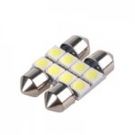 Автомобильные лампочки Pulso LP-85314 софитные/LED SV8.5/T11x31mm/4 SMD-5050/12v/White