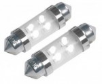 Автолампа C5W 12V 2W S8.5d LED (6000K/15lm/38mm) White (blister/2 шт.)