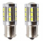 Автолампа P21W 12V 4W BA15s 382 LED (6000K/530 lumen/5x long Life) (2шт.)