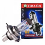 Автомобильная галогеновая лампочка Zollex H4 12V 60/55W 43T (1 шт.) 8924