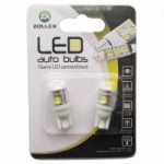 Автомобильные лампочки Zollex LED T10 (0.2+1W)x4 12V White (2 шт.) T1129