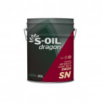 Масло моторное S-Oil DRAGON SN 0W-20, 20 л (DSN02020) S-Oil DSN02020