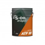 Масло трансмиссионное S-Oil DRAGON ATF III, 20 л (DATFIII20) S-Oil DATFIII20