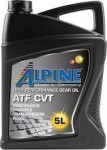 Масло трансмиссионное ALPINE ATF CVT, 5 л (0101612) ALPINEOIL 0101612