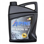 Масло трансмиссионное ALPINE ATF Dexron III, 5 л (0100662) ALPINEOIL 0100662