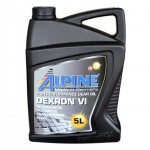 Масло трансмиссионное ALPINE ATF ATF Dexron VI, 5 л (0100692) ALPINEOIL 0100692