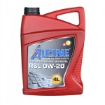 Масло моторное ALPINE RSL 0W-20, 4 л (0100199) ALPINEOIL 0100199