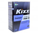 Масло трансмиссионное КІХХ GEARSYN GL-4/5 75W-90, 4 л (GS1131557) Kixx GS1131557