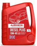 Масло моторное Azmol Diesel Plus 10W-40, 5 л (AZMOLDIESELPLUS10W405Л) Azmol AZMOL DIESEL PLUS 10W-40, 5 Л