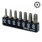 Набор бит 1/4 ; (TORX T10-T40 с отверстием)
