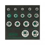 Набор головок Torx Plus EPR 1/4 ; amp;3/8 ; amp;1/2 ; 6EPR-32EPR 16ед.