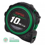 Рулетка 10м з автостопом професійна (ширина 30мм) нейлон