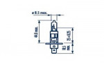 Автолампа NARVA 48350 H1 12V 100W P14,5s
