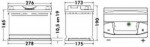 Батарея аккумуляторная Exide 12В 74Ач 680A(EN) R+