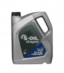 Масло моторное S-Oil DRAGON TURBO BEST 15W-40, 6 л (DTB15406) S-Oil DTB15406