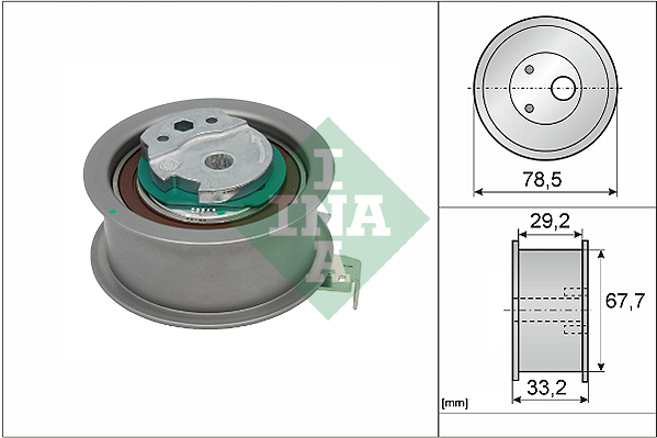Ролик ГРМ Volvo S60/S80/S90/V40/V60/V70/V90/XC40/XC60/XC90 2.0D 13- (натяжной) (78.5x33.2)