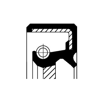 Сальник коленвала (передний) Kia Sorento-02 (48x62x8)