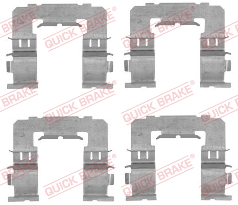 Планка суппорта (переднего) прижимная (к-кт) Subaru Forester/Impreza/Outback 03- (Tokico)