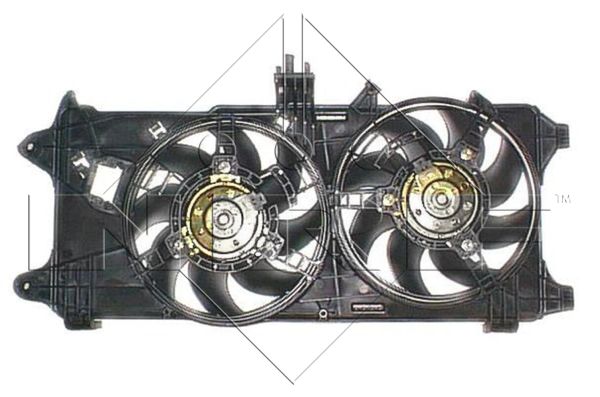 Вентилятор радиатора Fiat Doblo 1.3/1.9D 01- (с диффузором)