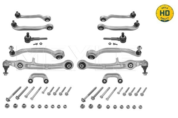 Комплект рычагов подвески (передней) Audi A6 2.0-5.2 04-11 (с болтами)