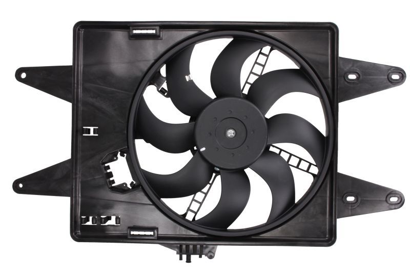 Вентилятор радиатора Fiat Doblo 1.9D 01- (с диффузором)