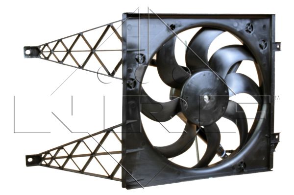 Вентилятор радиатора Skoda Rapid/Fabia 99- (с диффузором)