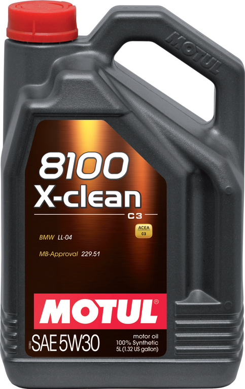 Моторное масло Motul 8100 X-clean+ 5W-30 5 л