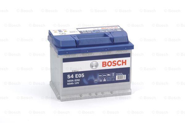 Батарея аккумуляторная Bosch S4 E05 12В 60Ач 560A(EN) R+
