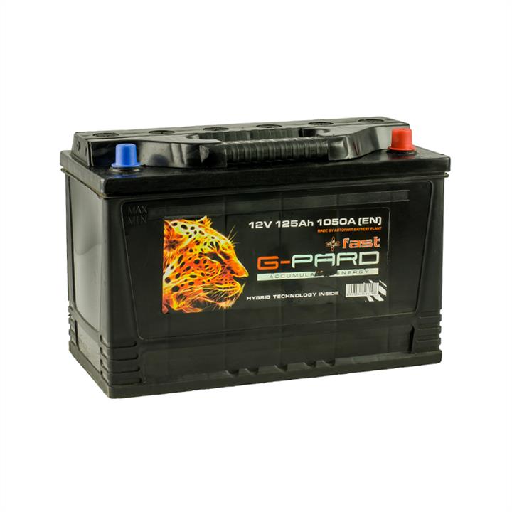 Батарея аккумуляторная G-Pard Fast 12В 125Ач 1050A(EN) R+